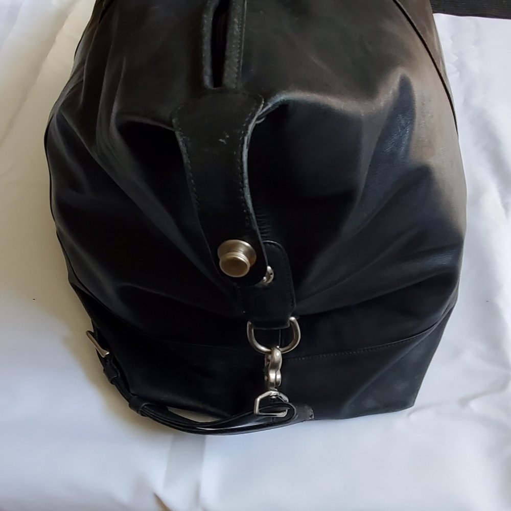 Vintage Coach Black Leather cabin bag - Picture 3 of 7